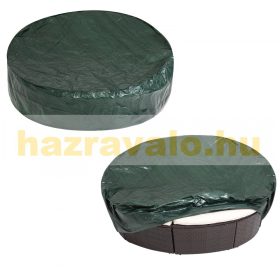   Takaróponyva kerti bútorhoz kerek, kör alakú Ø236 cm időjárásálló és szakadásálló védőborítás 