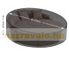 Tarpaulin for garden furniture round, circular Ø236 cm weatherproof and tear-resistant protective cover 