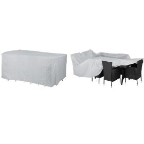   Takaróponyva kerti bútorhoz 308x138x89 cm időjárásálló és szakadásálló védőborítás