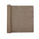 Balcony privacy screen 300 x 75 cm breathable balcony mesh brown