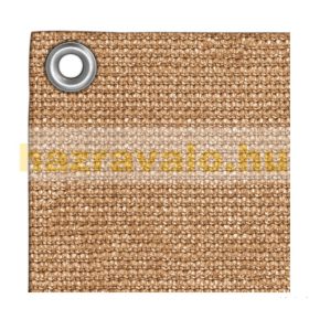   Erkély belátásgátló szélfogó 300 x 75 cm légáteresztő balkonháló barna