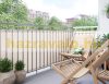 Balcony privacy screen 300 x 75 cm breathable balcony mesh beige