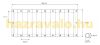 Balcony privacy screen 600 x 75 cm breathable balcony mesh beige