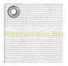 Balcony anti-view windbreak 300 x 75 cm breathable balcony mesh white 