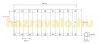 Balcony privacy screen 600 x 90 cm breathable balcony mesh white 