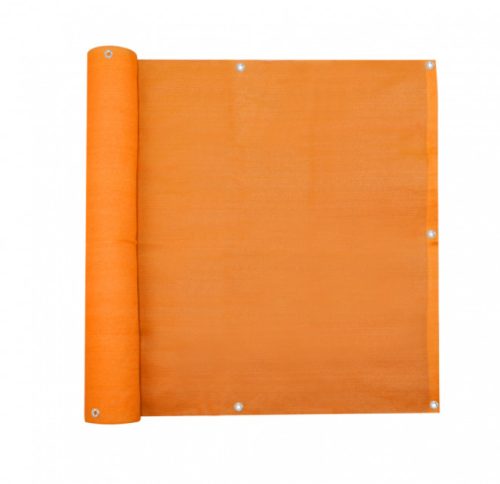 Balcony privacy screen 300 x 90 cm breathable balcony mesh orange