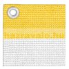Balcony privacy screen 300 x 90 cm breathable balcony mesh yellow-white