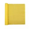 Balcony privacy screen 600 x 90 cm breathable balcony mesh yellow