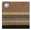 Balcony privacy screen 600 x 90 cm breathable balcony mesh green-brown