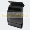 Modern design letterbox black newspaper holder letterbox galvanized steel letterbox