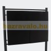 Condominium mailbox black 10-piece outdoor rack group mailbox galvanized steel letterbox system