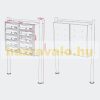 Condominium mailbox white 10-piece outdoor rack group mailbox galvanized steel letterbox system