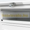 Társasházi postaláda 10 darabos galvanizált fehér kültéri állványos csoportos levélszekrény