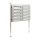 Stainless condominium mailbox 10-piece outdoor rack group inox letterbox letterbox system