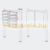 Stainless condominium mailbox 10-piece outdoor rack group inox letterbox letterbox system