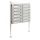 Stainless condominium mailbox 10-piece outdoor rack group inox letterbox letterbox system