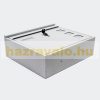 Galvanized steel letterbox silver letterbox with name window minimal design