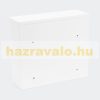 Galvanized steel letterbox white letterbox with name window minimal design