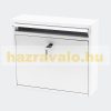 Galvanized steel wall mailbox white letter cabinet