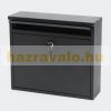 Galvanized steel wall mailbox 36x32x11.5 cm anthracite letterbox 