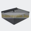 Galvanized steel wall mailbox 36x32x11.5 cm anthracite letterbox 