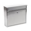 Stainless steel wall mailbox 36x32x11.5 cm inox letterbox