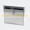 Stainless steel wall mailbox 36x32x11.5 cm inox letterbox