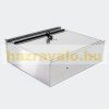 Stainless steel wall mailbox 36x32x11.5 cm inox letterbox