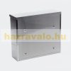 Stainless steel wall mailbox 36x32x11.5 cm inox letterbox