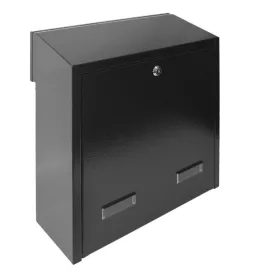   Falba beépíthető kültéri postaláda kapura felszerelhető fekete színű postafiók