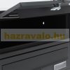 Társasházi postaláda 3 darabos kültéri állványos csoportos hármas antracit levélszekrény