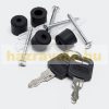 Stainless condominium letterbox 3-piece outdoor rack group inox letterbox letterbox system