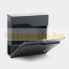 Modern design letterbox anthracite letterbox with newspaper rack galvanized steel letterbox