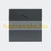 Modern design letterbox anthracite letterbox with newspaper rack galvanized steel letterbox