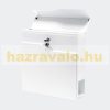 Galvanized steel letterbox modern design letterbox with newspaper rack in white