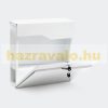 Galvanized steel letterbox modern design letterbox with newspaper rack in white