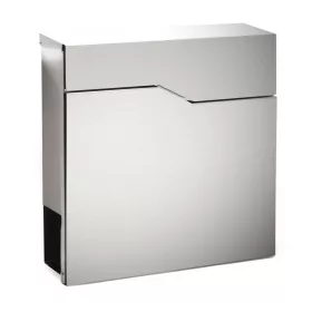   Rozsdamentes acél postaláda design inox levélszekrény újságtartóval 