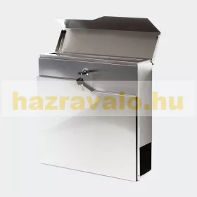   Rozsdamentes acél postaláda design inox levélszekrény újságtartóval 