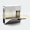 Stainless steel mailbox design inox letter cabinet with newspaper holder 