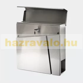   Rozsdamentes acél postaláda inox levélszekrény modern újságtartó postaláda