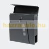 Galvanized steel mailbox square window letter cabinet anthracite newspaper holder mailbox modern look 