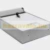 Galvanized steel letterbox gray letterbox with name window simple practical appearance