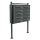 Condominium mailbox anthracite 10-piece outdoor rack group mailbox galvanized steel letterbox system