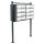 Condominium letterbox anthracite-white 8-piece outdoor rack group letterbox galvanized steel letterbox system