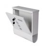 Galvanized steel letter box white letter box square window newspaper holder letter box