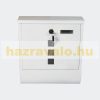 Galvanized steel letter box white letter box square window newspaper holder letter box