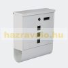 Galvanized steel letter box white letter box square window newspaper holder letter box