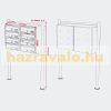 Condominium letterbox 8-piece galvanized, powder-coated gray color outdoor rack letterbox group of eight