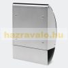 Galvanizált acél postaláda újságtartóval ovál ablakos modern megjelenés 