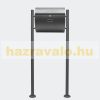 Front garden letterbox with tripod legs letterbox arched anthracite modern letterbox